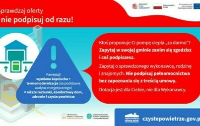 Zdjęcie do OSTRZEŻENIE DLA WNIOSKODAWC&Oacute;W I BENEFICJENT&Oacute;W PROGRAMU &bdquo;CZYSTE POWIETRZE&rdquo;