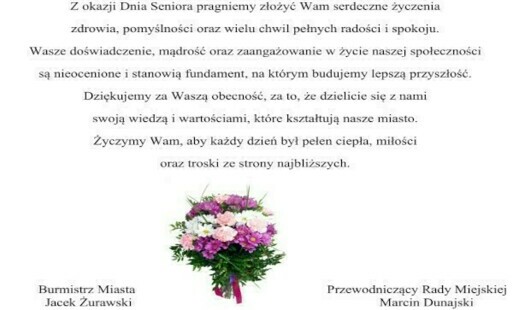 Zdjęcie do Życzenia z okazji Dnia Seniora