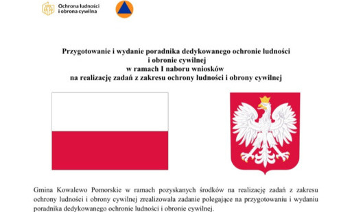 Zdjęcie do Przygotowanie i wydanie poradnika dedykowanego ochronie ludności i obronie cywilnej w ramach I naboru wniosk&oacute;wna realizację zadań z zakresu ochrony ludności i obrony cywilnej