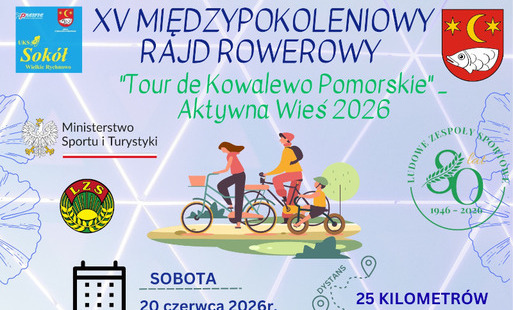 Zdjęcie do XV Międzypokoleniowy Rajd Rowerowy Tour de Kowalewo Pomorskie