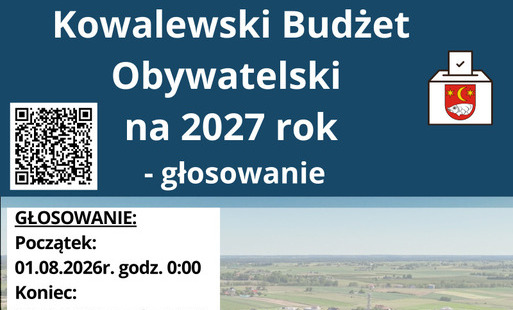 Zdjęcie do Kowalewski Budżet Obywatelski na 2027 rok - głosowanie