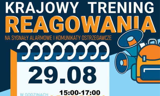 Zdjęcie do Krajowy trening reagowania na sygnały alarmowe i komunikaty ostrzegawcze