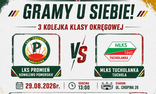 Zdjęcie do Mecz LKS Promień Kowalewo - MLKS Tucholanka Tuchola