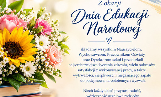 Zdjęcie do Życzenia z okazji Dnia Edukacji Narodowej